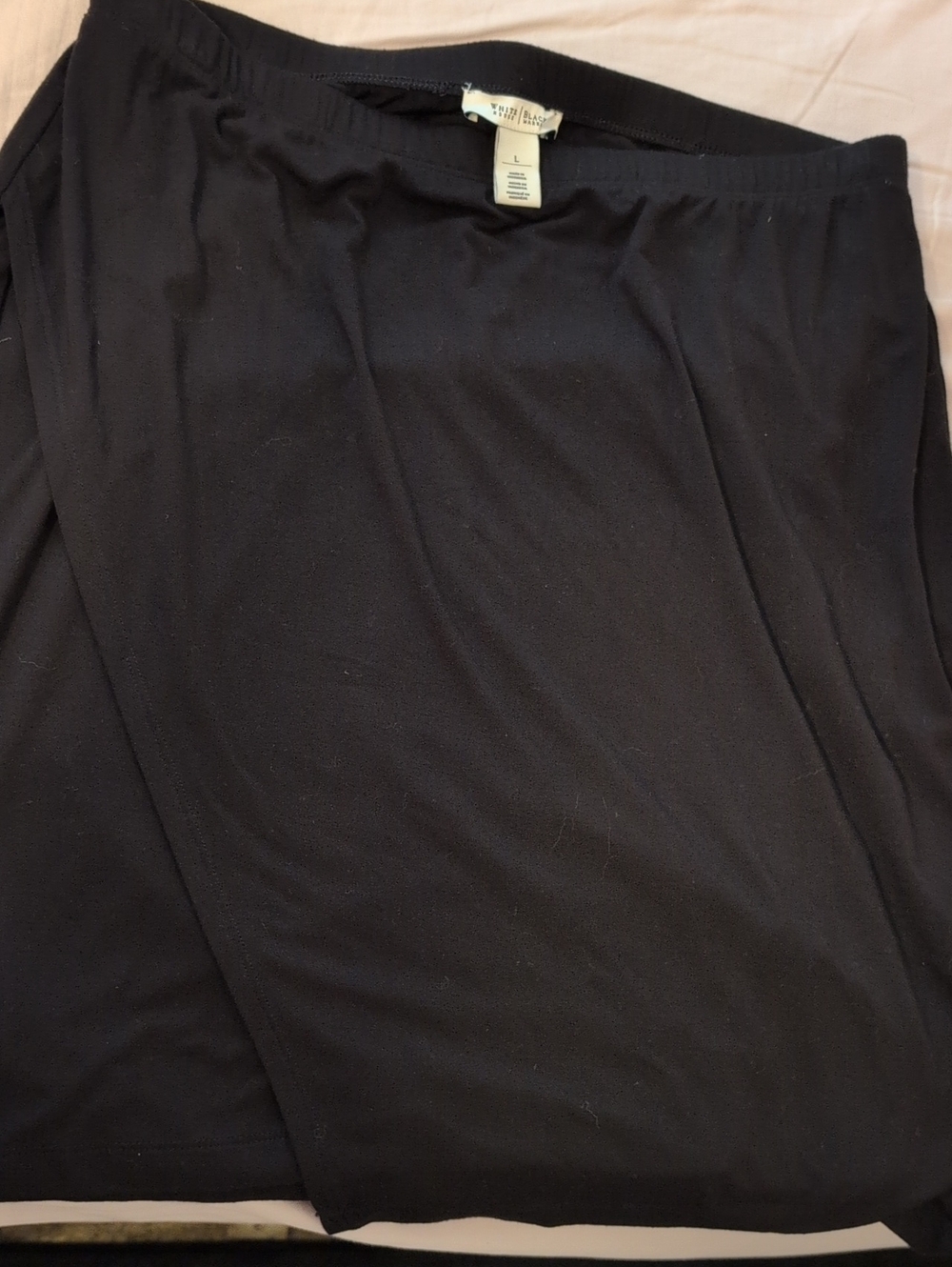 White House Black Market Black Knit Skirt